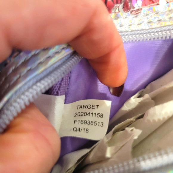 Girls Sequined Backpack - Picture 10 of 10